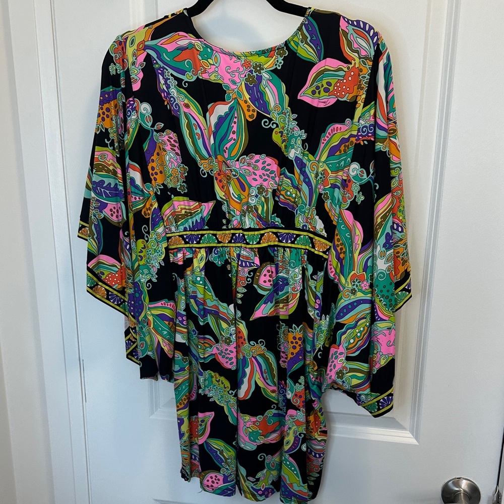 Trina Turk Multicolor Paisley Kaftan - Picture 4 of 4